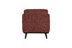 Miniatura Sillón de bouclé marrón castaño STATEMENT 4