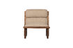 Miniatura Sillón de bouclé y madera de acacia natural Opulent 4