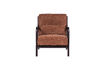 Miniatura Sillón de chenilla marrón Mark 4