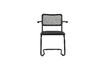 Miniatura Sillón de comedor en madera de haya negro Carree 5