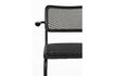 Miniatura Sillón de comedor en madera de haya negro Carree 9