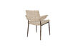 Miniatura Sillón de comedor en tela beige Portland 5