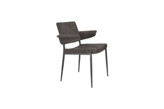Ver el perfil del producto sillón de comedor en tela gris Portland Sillón de comedor en tela gris Portland