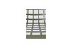 Miniatura Sillón de jardín de aluminio verde Albert Kuip Garden 16
