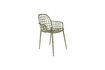 Miniatura Sillón de jardín de aluminio verde Albert Kuip Garden 10