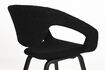 Miniatura Sillón de madera negra Flexback 13
