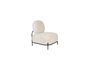 Miniatura Sillón de plástico beige Polly Clipped