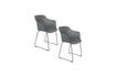 Miniatura Sillón de plástico gris Tango 10