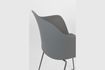 Miniatura Sillón de plástico gris Tango 6