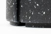 Miniatura Sillón de plástico reciclado negro Bloom 12