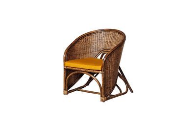 Sillón de ratán marrón Veracruz