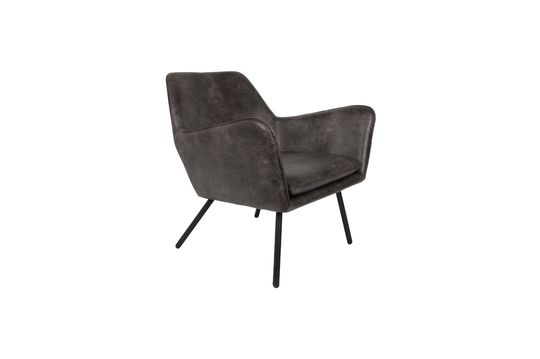 Sillón de salón Bon color gris oscuro