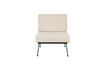 Miniatura Sillón de tela beige Bowie 6