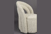 Miniatura Sillón de tela beige Seina 11