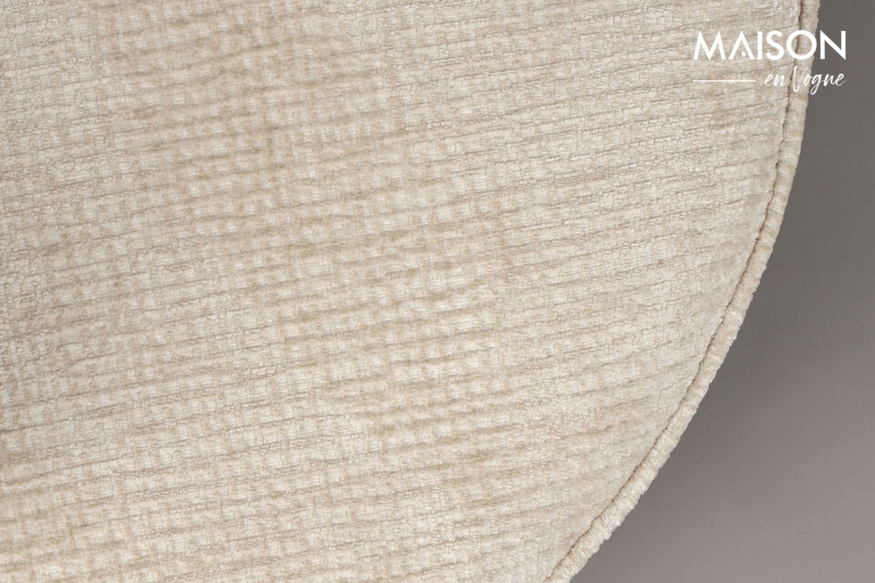 Sillón de tela beige Tilbury - 8