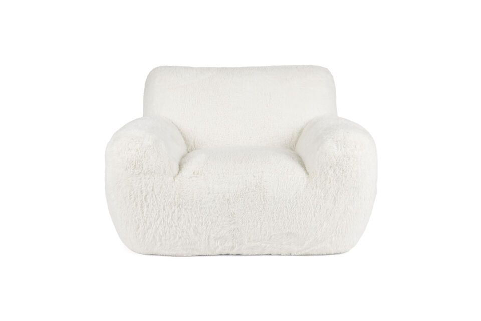Sillón de tela blanco Yeti Bold Monkey