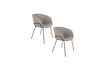 Miniatura Sillón de tela gris Feston 14