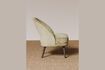 Miniatura Sillón de tela verde Cyrus 5