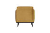 Miniatura Sillón de terciopelo amarillo miel Statement 2
