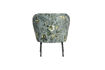 Miniatura Sillón de terciopelo gris Poppy Vogue 5