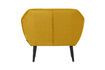 Miniatura Sillón de terciopelo ocre Rocco 5