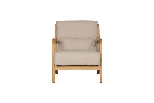 Sillón en tejido arena Mark Clipped