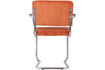 Miniatura Sillón en tela de pana naranja Ridge Kink Rib 7