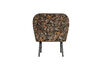 Miniatura Sillón Estampado Floral Terciopelo Negro Vogue 3