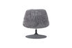 Miniatura Sillón giratorio 81x73x84 cm chenilla gris claro Elvi 5