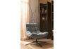 Miniatura Sillón giratorio azul piedra Maudi 2
