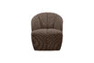 Miniatura Sillón giratorio bouclé marrón mezcla Mojo 2
