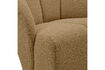 Miniatura Sillón giratorio bouclé mezcla amarillo/marrón MOJO 7