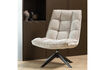 Miniatura Sillón giratorio chenilla texturizada natural Jouke 2