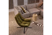 Miniatura Sillón giratorio chenilla verde Maudi 2