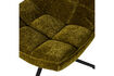Miniatura Sillón giratorio chenilla verde Maudi 6