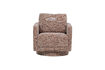 Miniatura Sillón giratorio marrón melange OSKA 4