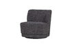 Miniatura Sillón giratorio tejido melange gris ATTY 1