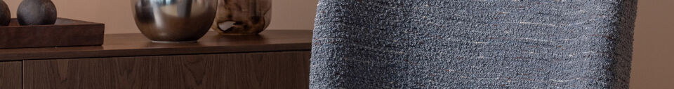 Descriptivo Materiales Sillón giratorio tejido melange gris ATTY