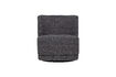 Miniatura Sillón giratorio tejido melange gris ATTY 4