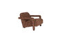 Miniatura Sillón Kent rojo burdeos Clipped