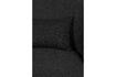 Miniatura Sillón lounge de bouclé negro Rodin 9