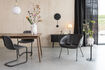Miniatura Sillón lounge de piel sintética negra Feston 2