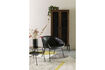 Miniatura Sillón lounge de piel sintética negra Feston 4