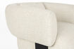 Miniatura Sillón lounge en tejido crema Neil 12