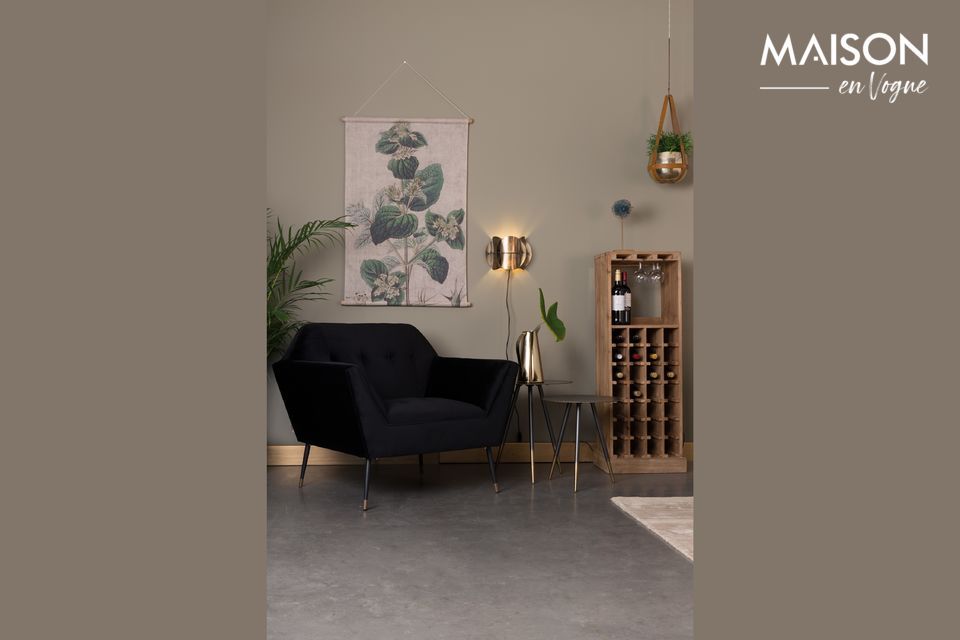 Sillón negro Kate DutchBone