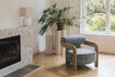 Miniatura Sillón Oolong azul océano 7