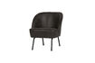 Miniatura Sillón piel eco negra Vogue 1