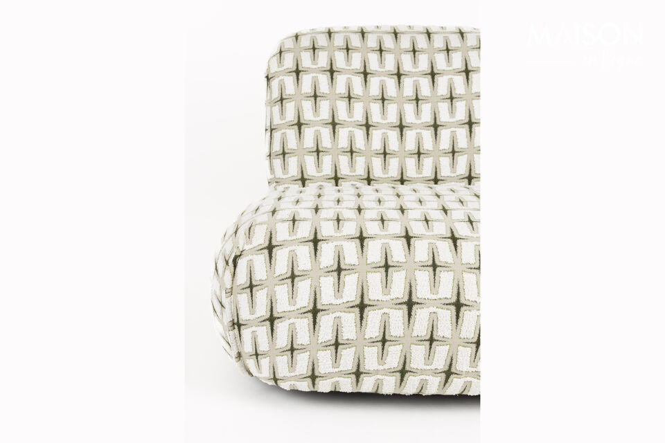 Sillón Ritz beige y verde - 10