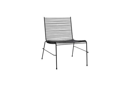 Sillón String de metal negro