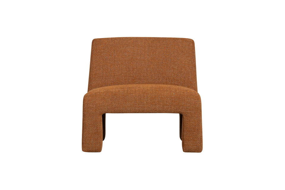 Sillón robusto Totalmente tapizado en un tejido con matices de color Ya tratado con un protector